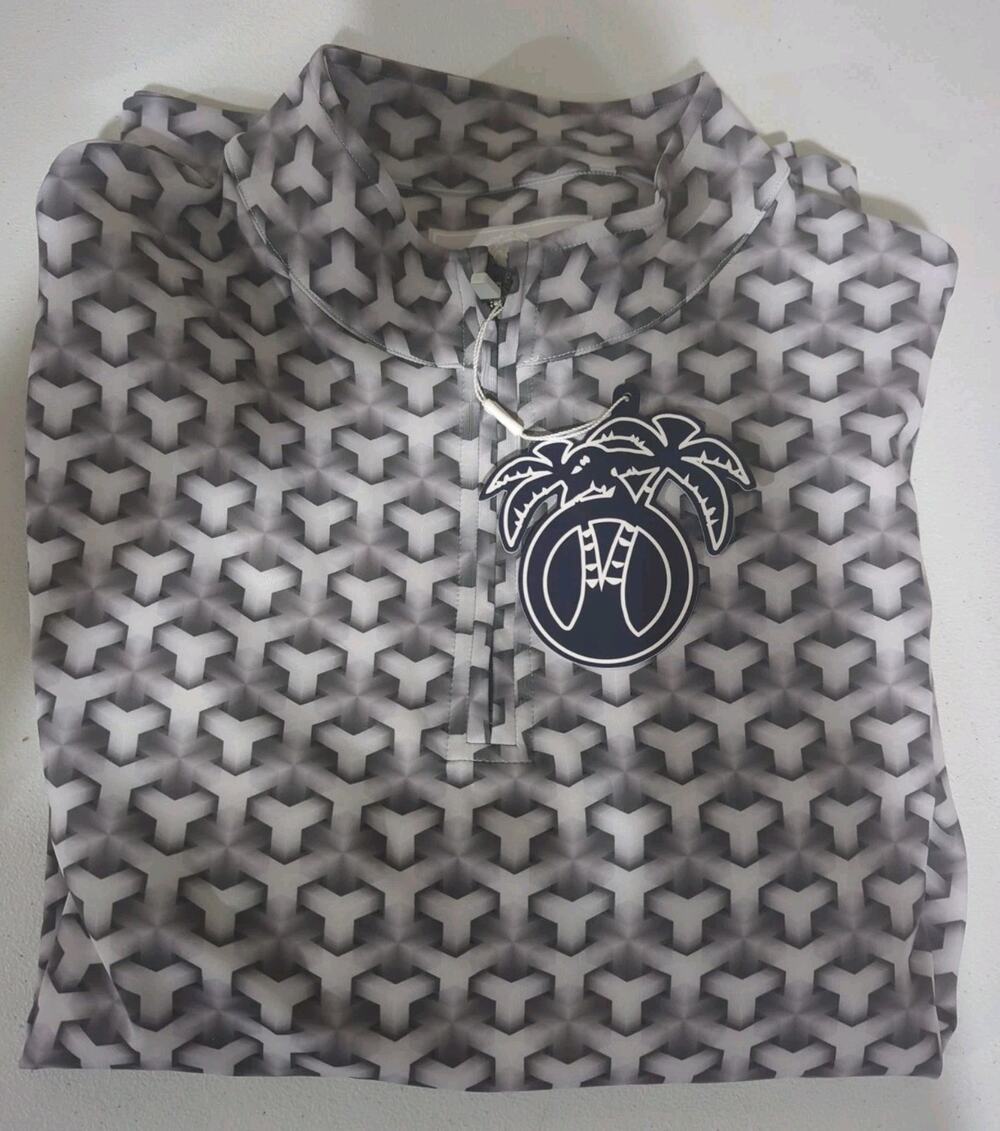 Palm Infinity 1/4 Zip Pullover Mens XL Inception Grey Northern Natural Gas